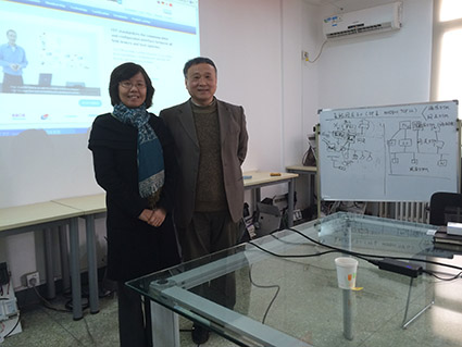 2016年1月FDT组织主席谭海玲女士访问北京鼎实